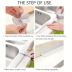 2XPVC Waterproof Sealing Tape Bathroom Toilet Caulk Tapes 